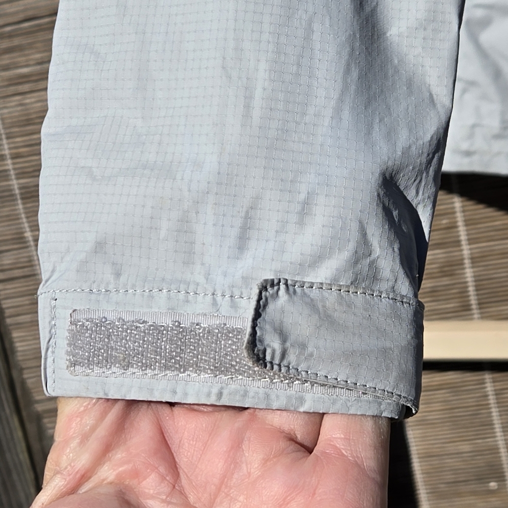 The north face hy-vent 2.5L rain jacket L Light Grey - Picture 4 of 15